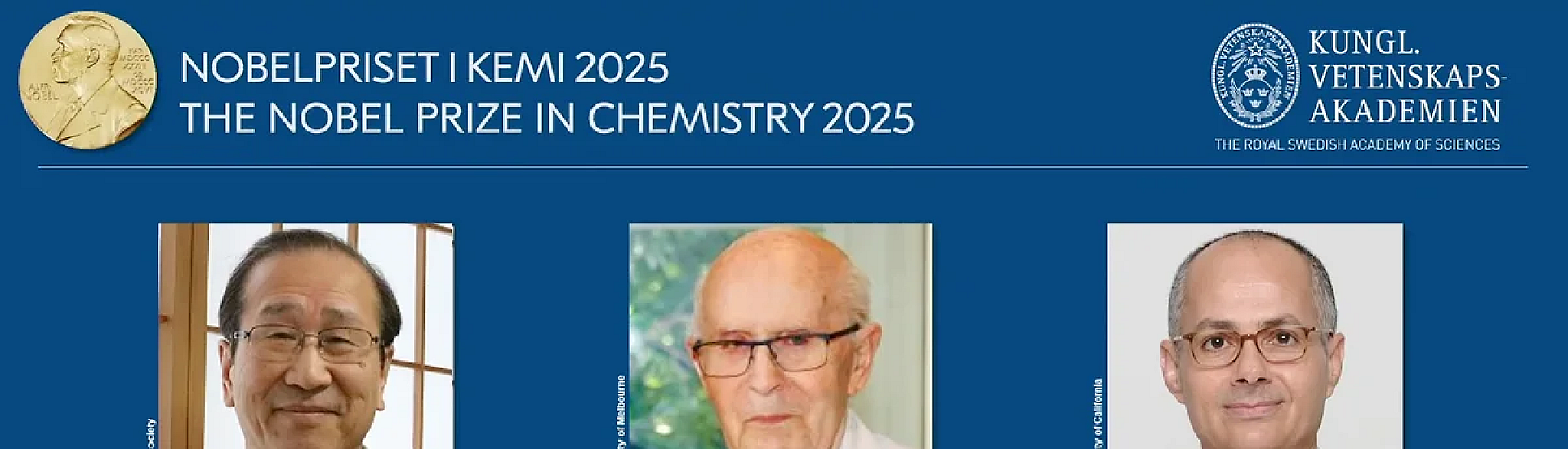 Нобелевская премия по химии 2025 года присуждена авторам металлорганических каркасов