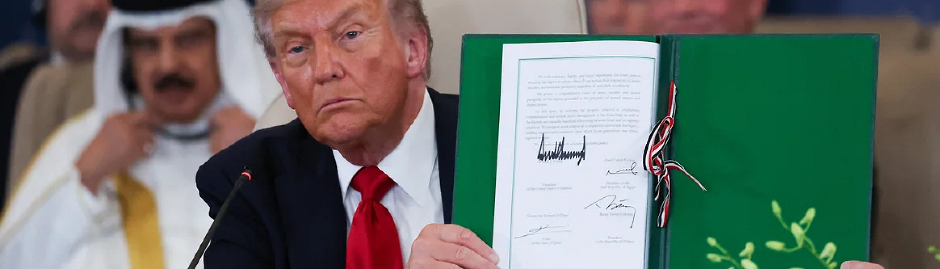 Трамп, Эрдоган, ас-Сиси и эмир Катара подписали соглашение о завершении войны в секторе Газа