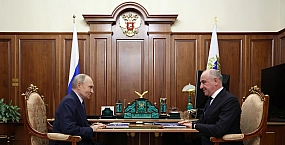 Путин провел встречу с Темрезовым