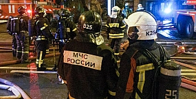 На НПЗ в Краснодарском крае вспыхнул пожар после падения обломков беспилотников