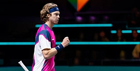 Андрей Рублев уверенно прошел первый круг Australian Open