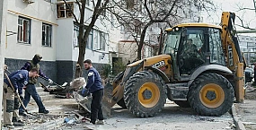 В Севастополе начали восстановление жилья после взрыва в доме