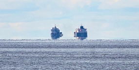 Редкое явление «Фата-Моргана» сняли над Каспийским морем в Дагестане