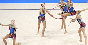 Российских гимнасток встретили овациями на чемпионате мира во Франкфурте