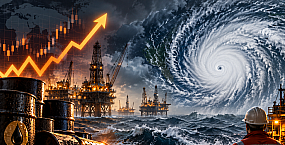 Нефть дорожает на фоне угрозы урагана в Мексиканском заливе