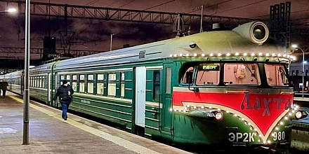 Ретропоезд «Лахта» перевез более 8,5 тыс. пассажиров в 2025 году