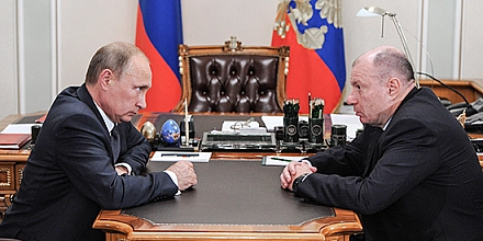 Путин встретился с Потаниным