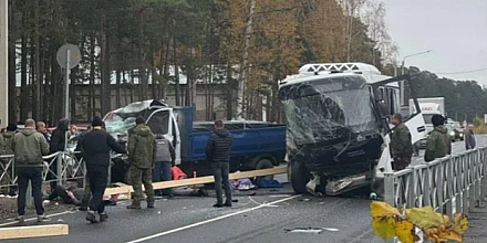 В Ленобласти в ДТП с автобусом и «Газелью» пострадали девять человек, четверо в тяжелом состоянии