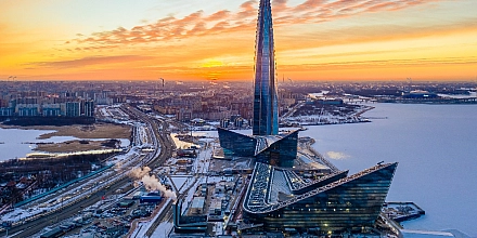 «Лахта Центр» в Петербурге включит памятную подсветку ко Дню полного снятия блокады Ленинграда