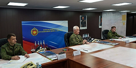 Белоусов проверил работу группировки войск «Запад»