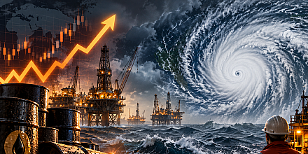 Нефть дорожает на фоне угрозы урагана в Мексиканском заливе